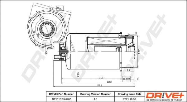 Fuel Filter (DP1110.13.0206)