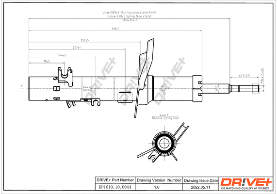 Shock Absorber (DP1610.10.0044)