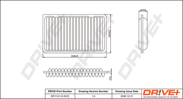 Air Filter (DP1110.10.0572)