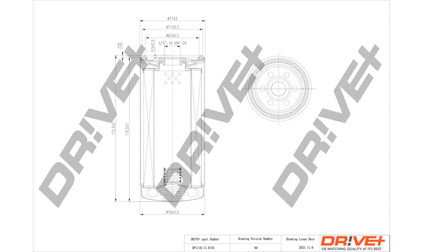 Oil Filter (DP1110.11.0145)
