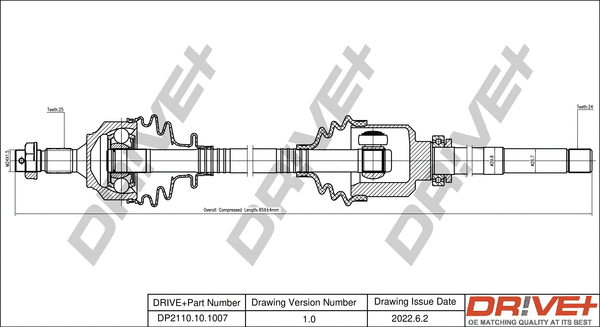 Drive Shaft (DP2110.10.1007)