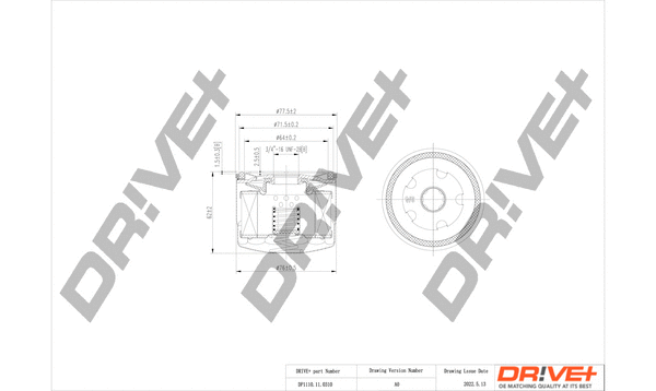 Oil Filter (DP1110.11.0310)