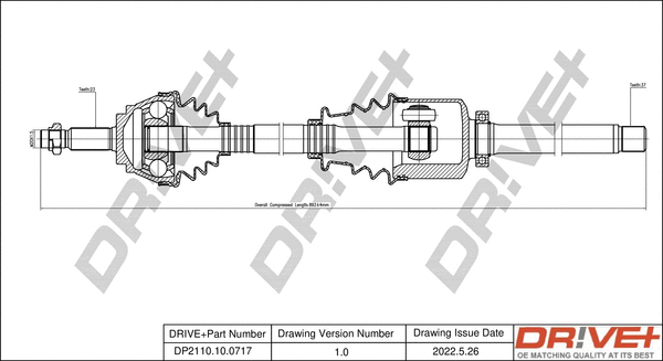 Drive Shaft (DP2110.10.0717)