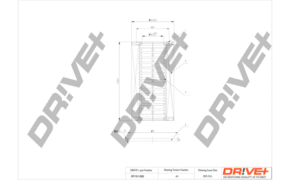 Oil Filter (DP1110.11.0202)