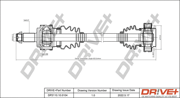 Drive Shaft (DP2110.10.0104)