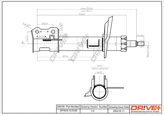 Shock Absorber (DP1610.10.0156)