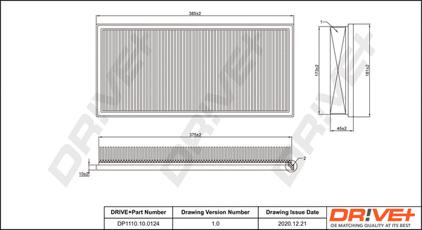 Air Filter (DP1110.10.0124)
