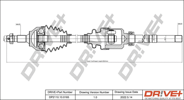 Drive Shaft (DP2110.10.0165)