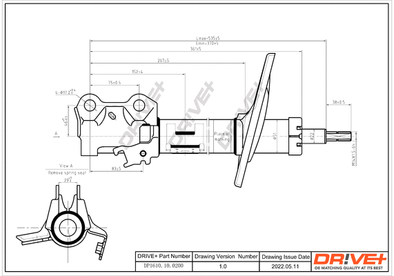 Shock Absorber (DP1610.10.0200)