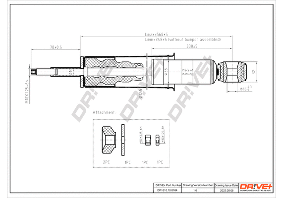 Shock Absorber (DP1610.10.0164)