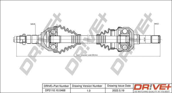 Drive Shaft (DP2110.10.0468)