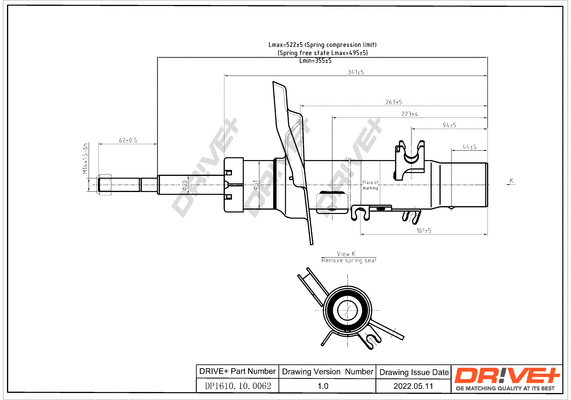 Shock Absorber (DP1610.10.0062)