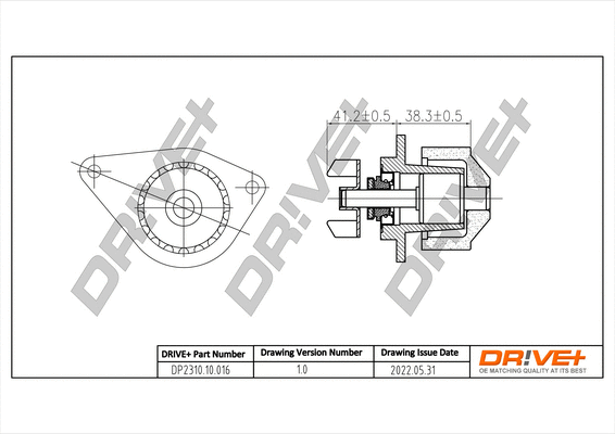 Water Pump, engine cooling (DP2310.10.016)