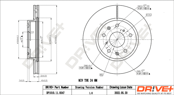 Brake Disc (DP1010.11.0547)
