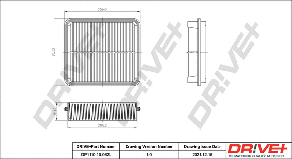 Air Filter (DP1110.10.0624)