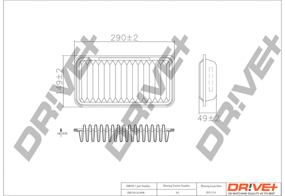 Air Filter (DP1110.10.0098)