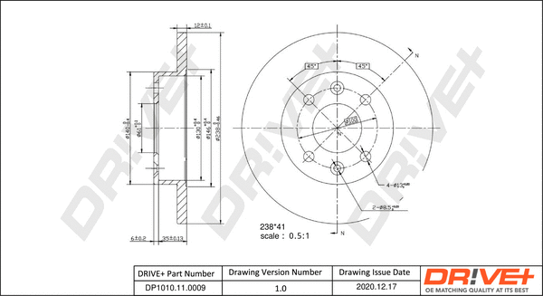 Brake Disc (DP1010.11.0009)