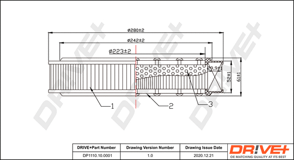 Air Filter (DP1110.10.0001)