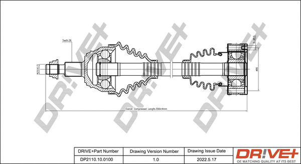 Drive Shaft (DP2110.10.0100)
