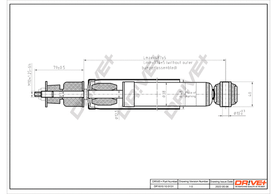 Shock Absorber (DP1610.10.0131)