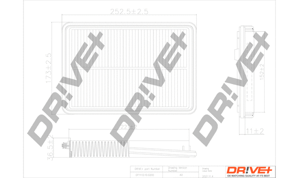 Air Filter (DP1110.10.0200)