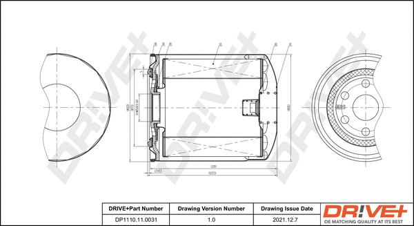 Oil Filter (DP1110.11.0031)
