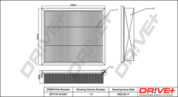 Air Filter (DP1110.10.0301)