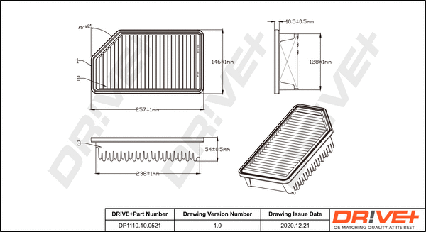 Air Filter (DP1110.10.0521)