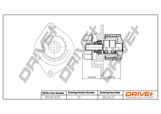 Water Pump, engine cooling (DP2310.10.015)