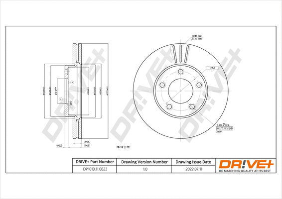 Brake Disc (DP1010.11.0823)