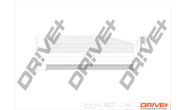 Air Filter (DP1110.10.0338)