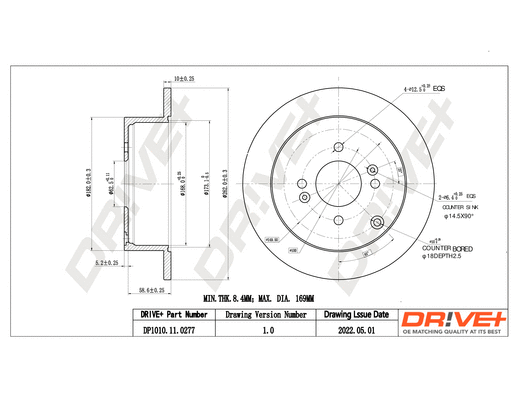 Brake Disc (DP1010.11.0277)