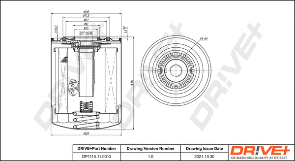 Oil Filter (DP1110.11.0013)
