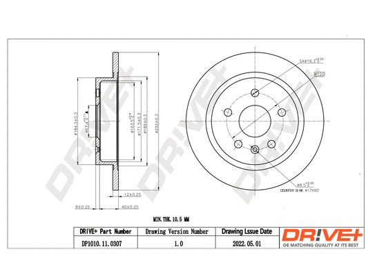 Brake Disc (DP1010.11.0307)