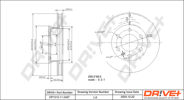 Brake Disc (DP1010.11.0497)