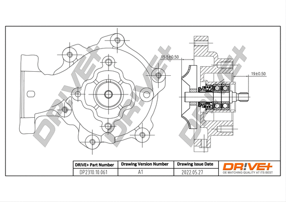Water Pump, engine cooling (DP2310.10.061)