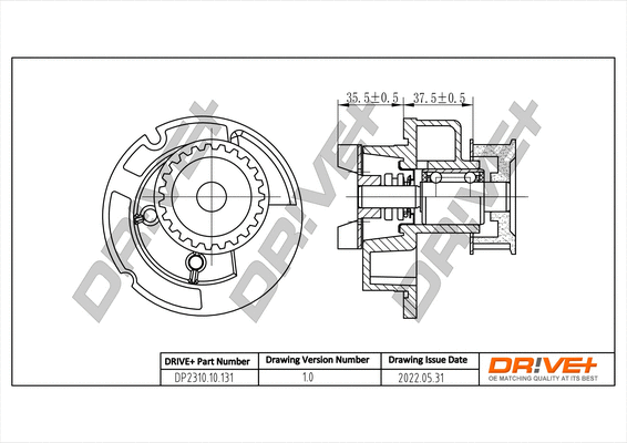 Water Pump, engine cooling (DP2310.10.131)