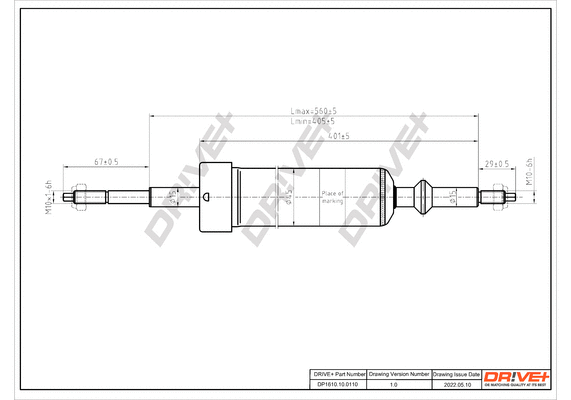Shock Absorber (DP1610.10.0110)