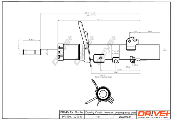 Shock Absorber (DP1610.10.0184)