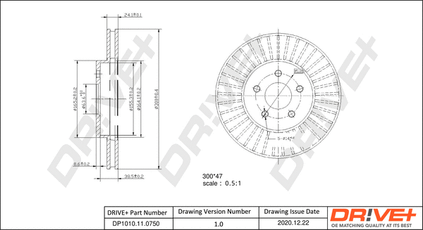 Brake Disc (DP1010.11.0750)