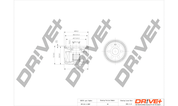 Oil Filter (DP1110.11.0287)