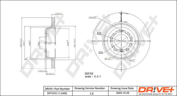 Brake Disc (DP1010.11.0400)