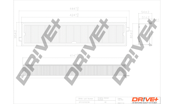 Air Filter (DP1110.10.0134)