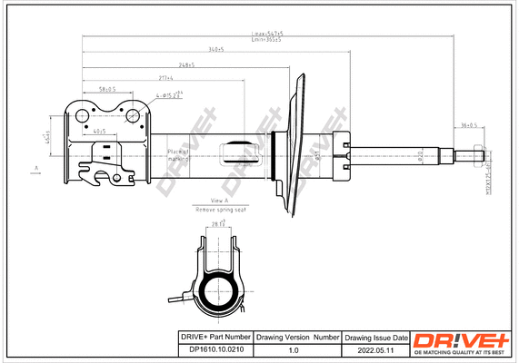 Shock Absorber (DP1610.10.0210)
