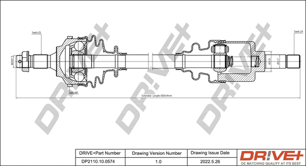 Drive Shaft (DP2110.10.0574)