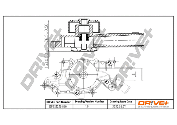 Water Pump, engine cooling (DP2310.10.070)