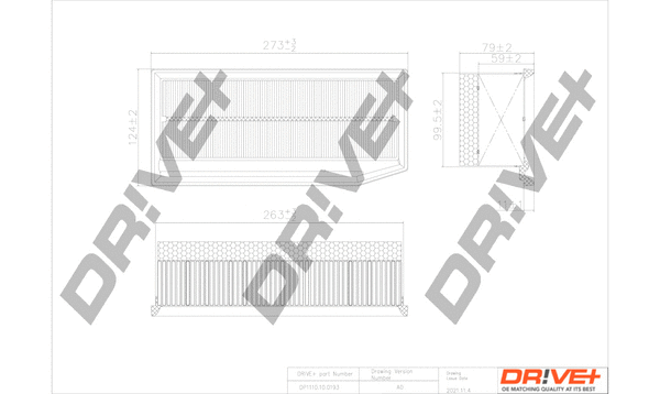 Air Filter (DP1110.10.0193)