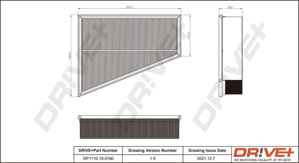 Air Filter (DP1110.10.0160)