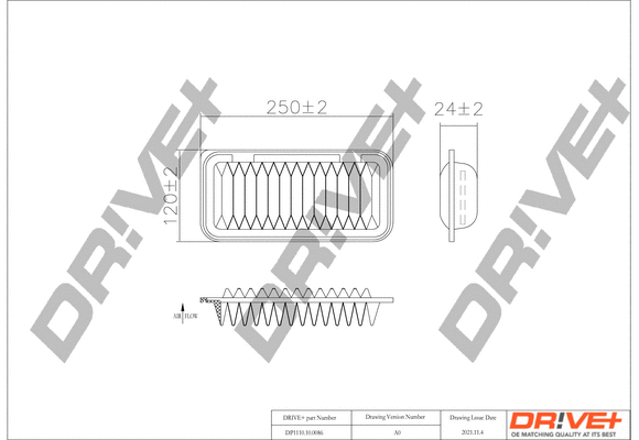 Air Filter (DP1110.10.0086)