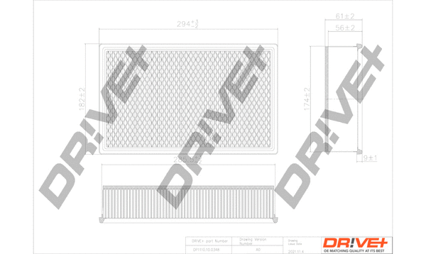 Air Filter (DP1110.10.0348)